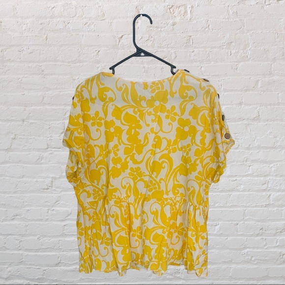 Cato Plus Size Floral Babydoll Top - Picture 5 of 5